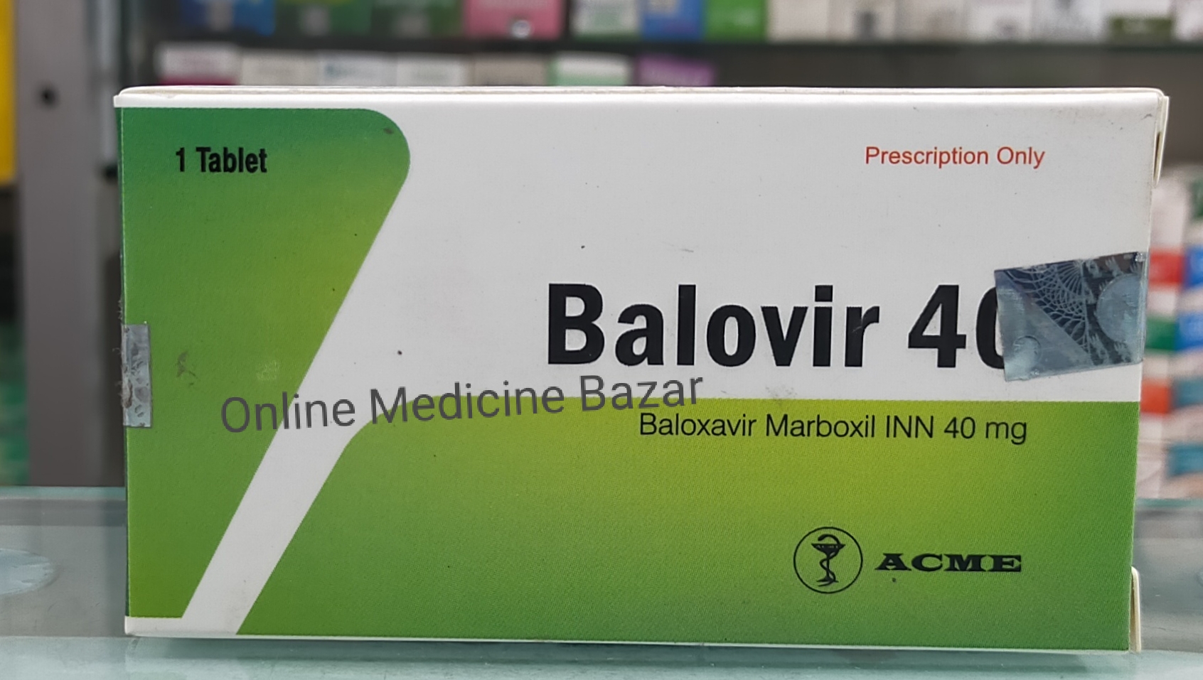 Balovir 40 mg Tablet-1 Pis Pack