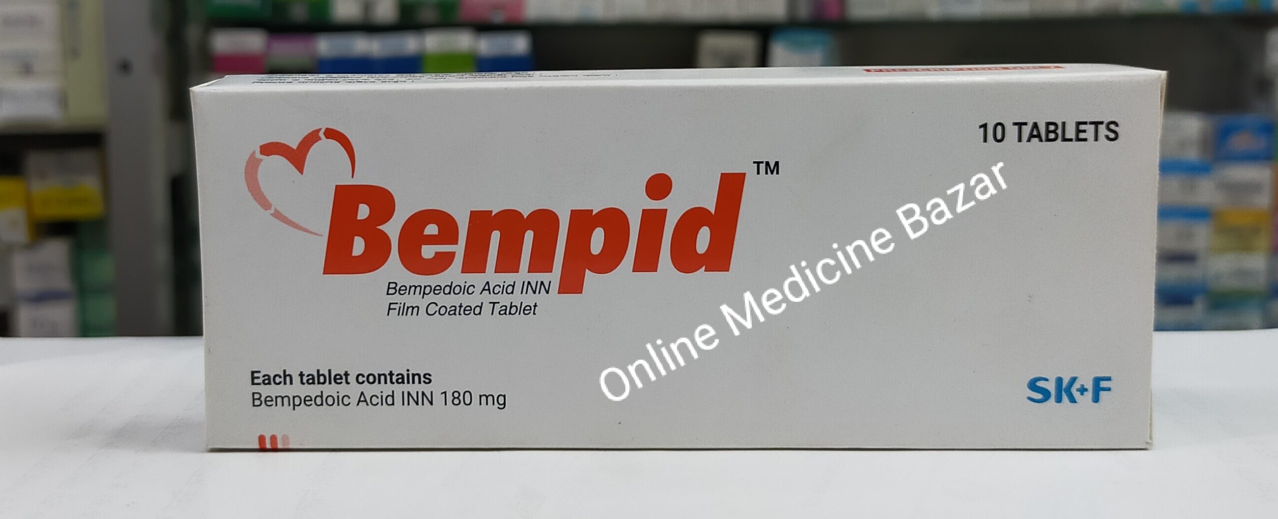 Bempid 180 mg Tablet-10's Pack