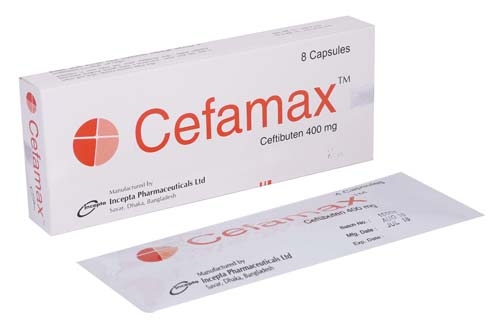 Cefamax 400 mg Capsule-8's Pack