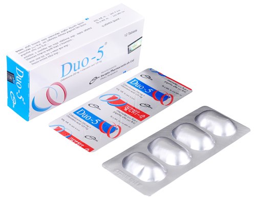 Duo-5 [200 mg+125] mg Tablet-12's Pack