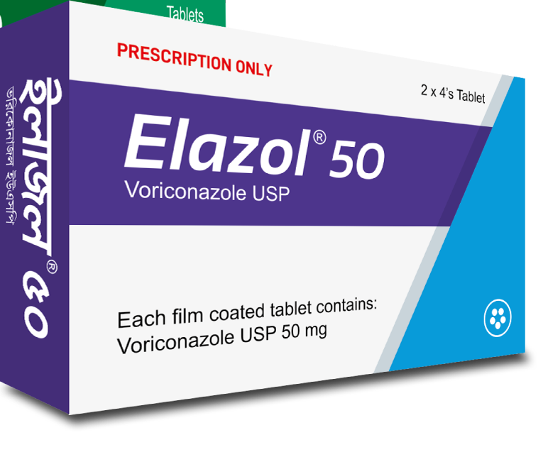 Elazol 50 mg Tablet-8's Pack