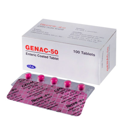 Genac 50 mg Tablet-100's Pack