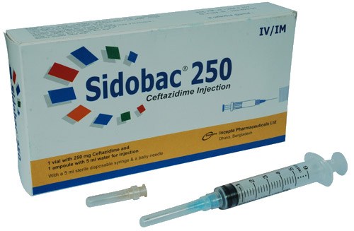 Sidobac 250 mg/vial IM/IV Injection