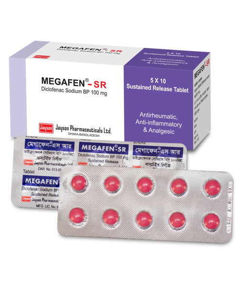 Megafen-SR 100 mg Tablet-50's Pack