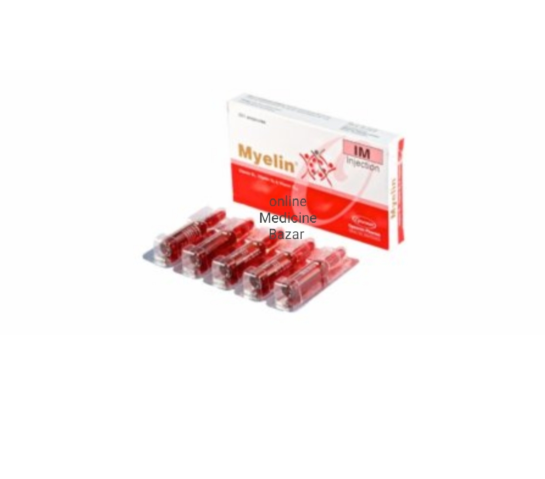 Myelin (100 mg+100 mg+1 mg)/3 ml IM Injection-5's Pack