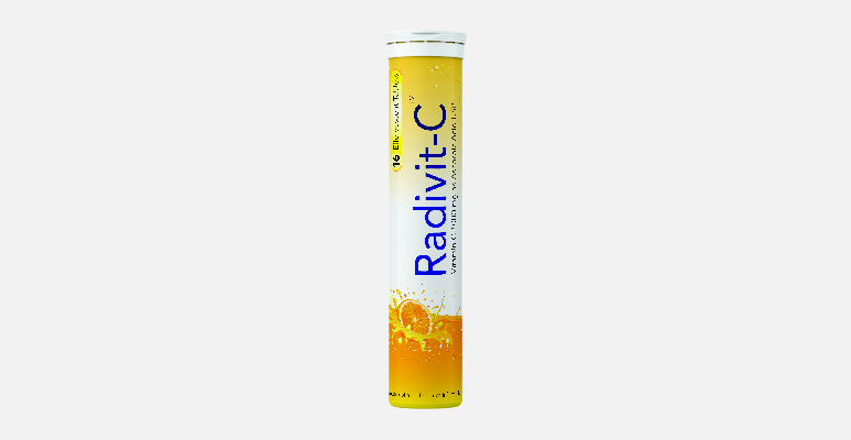 Radivit-C 1000 mg [Effervescent Tablet]-16's Pack