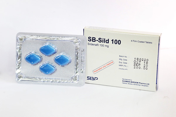 SB-Sild 100 mg Tablet-4's Pack
