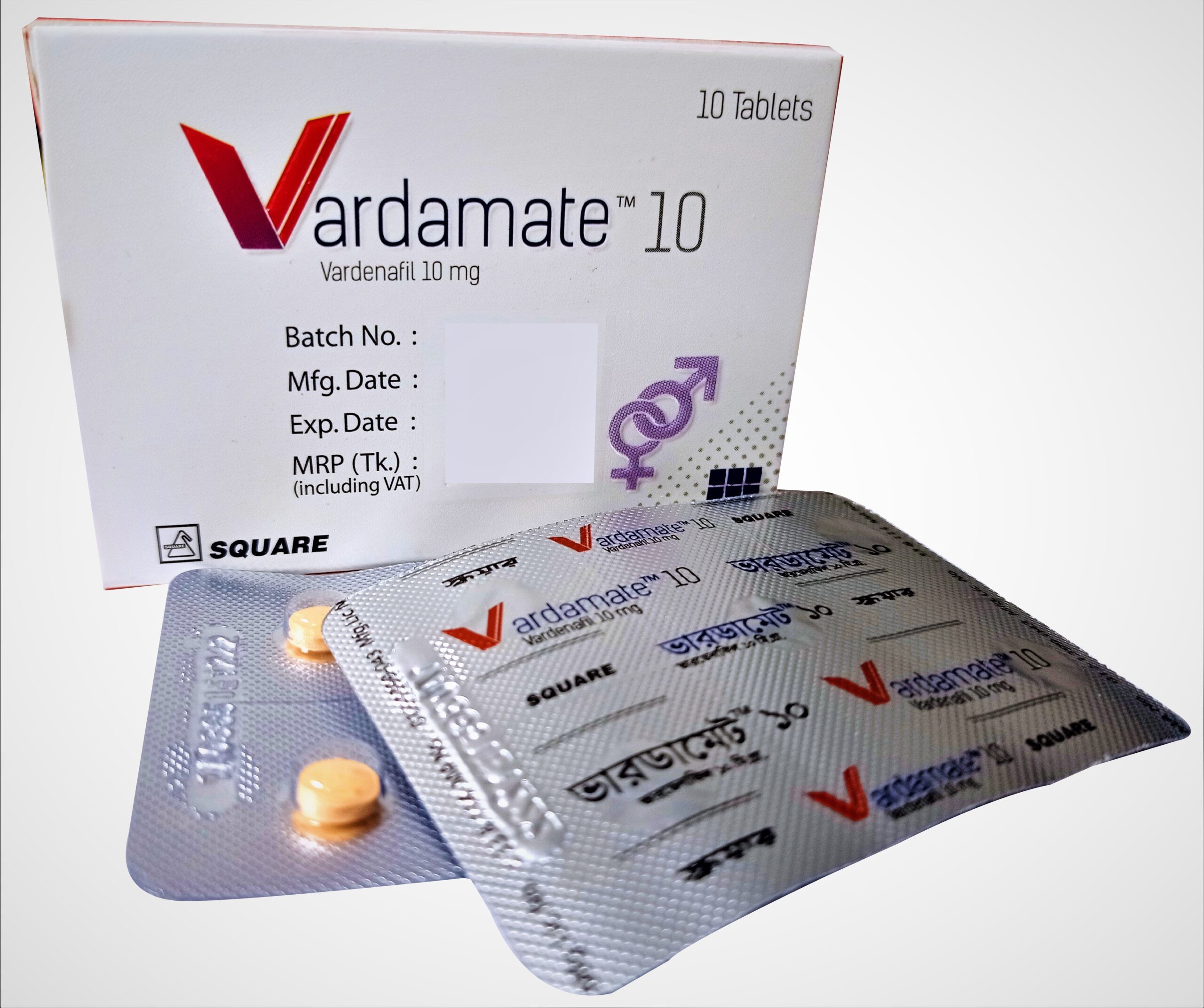 Vardamate 10 mg Tablet-5's Strip