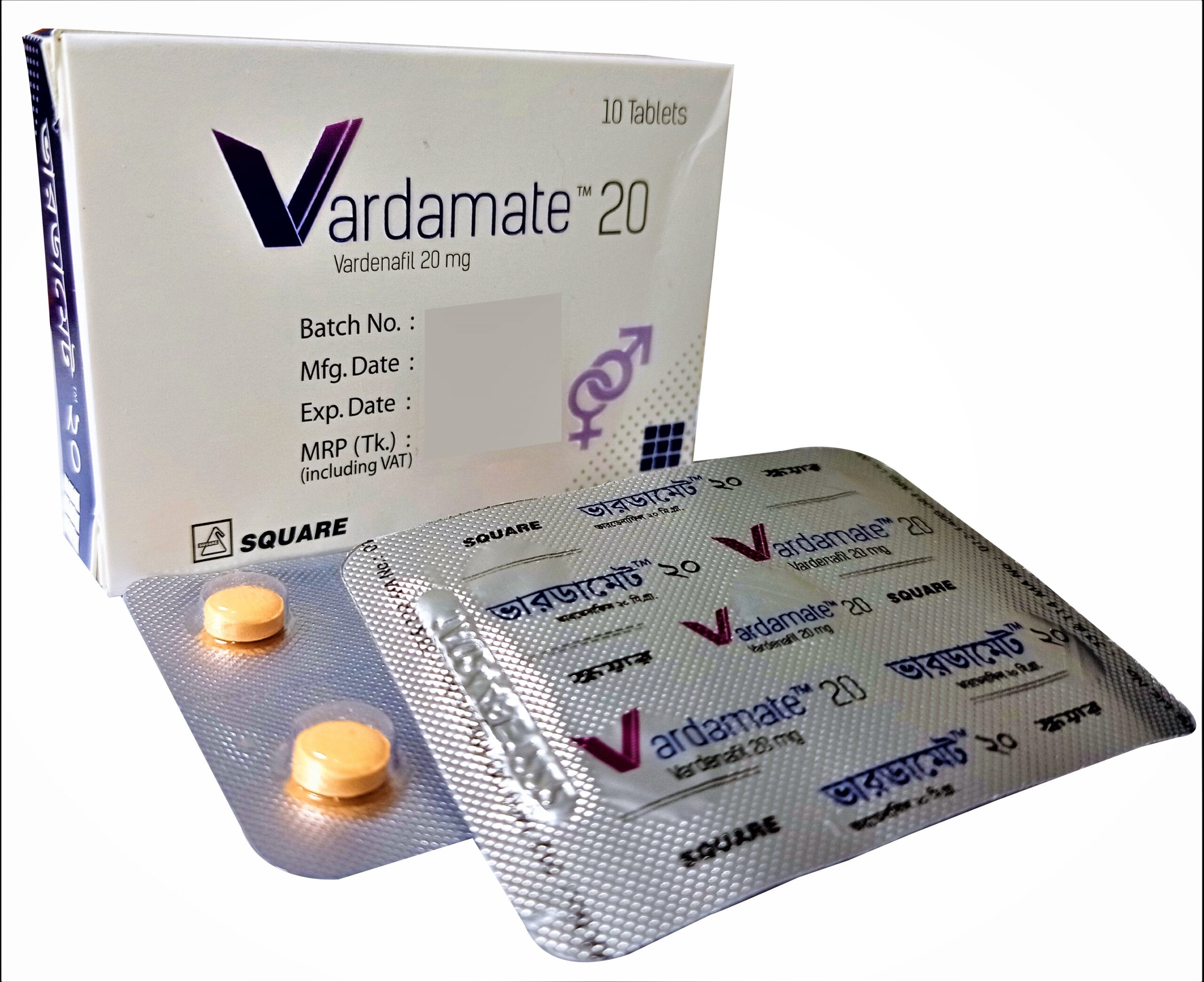 Vardamate 20 mg Tablet-5's Strip