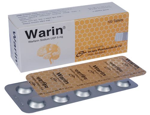 Warin 5 mg Tablet-10's Strip