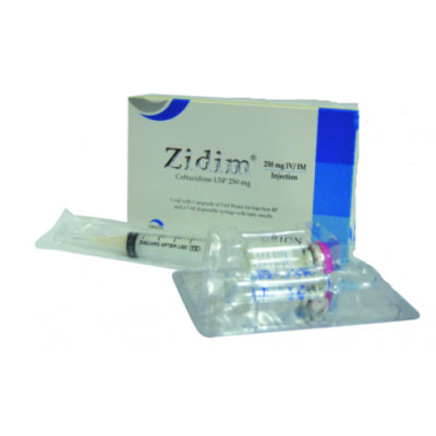 Zidim 250 mg/vial IM/IV Injection