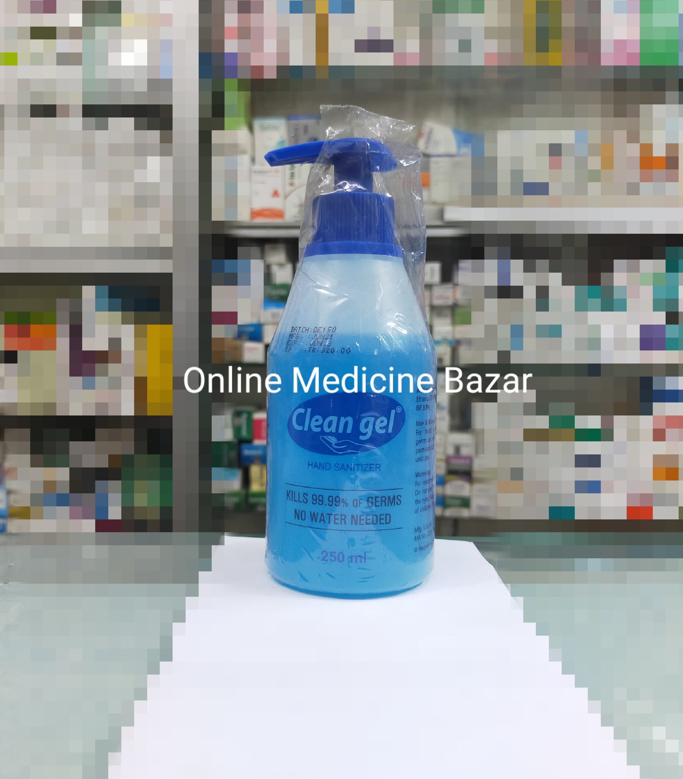 Clean gel-250 ml (with dispenser)