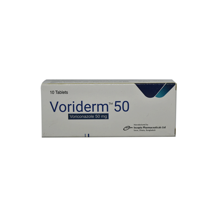 Voriderm 50 mg Tablet-10's Pack