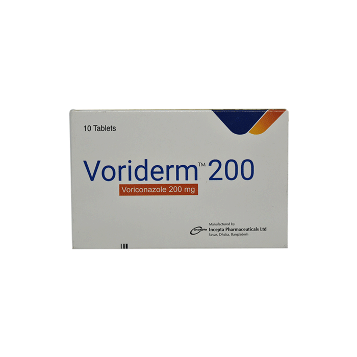 Voriderm 200 mg Tablet-10's Pack