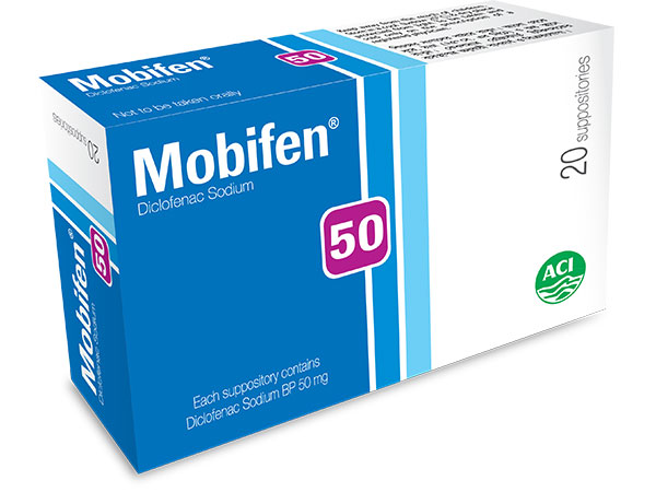 Mobifen 50 mg Suppository-20's pack