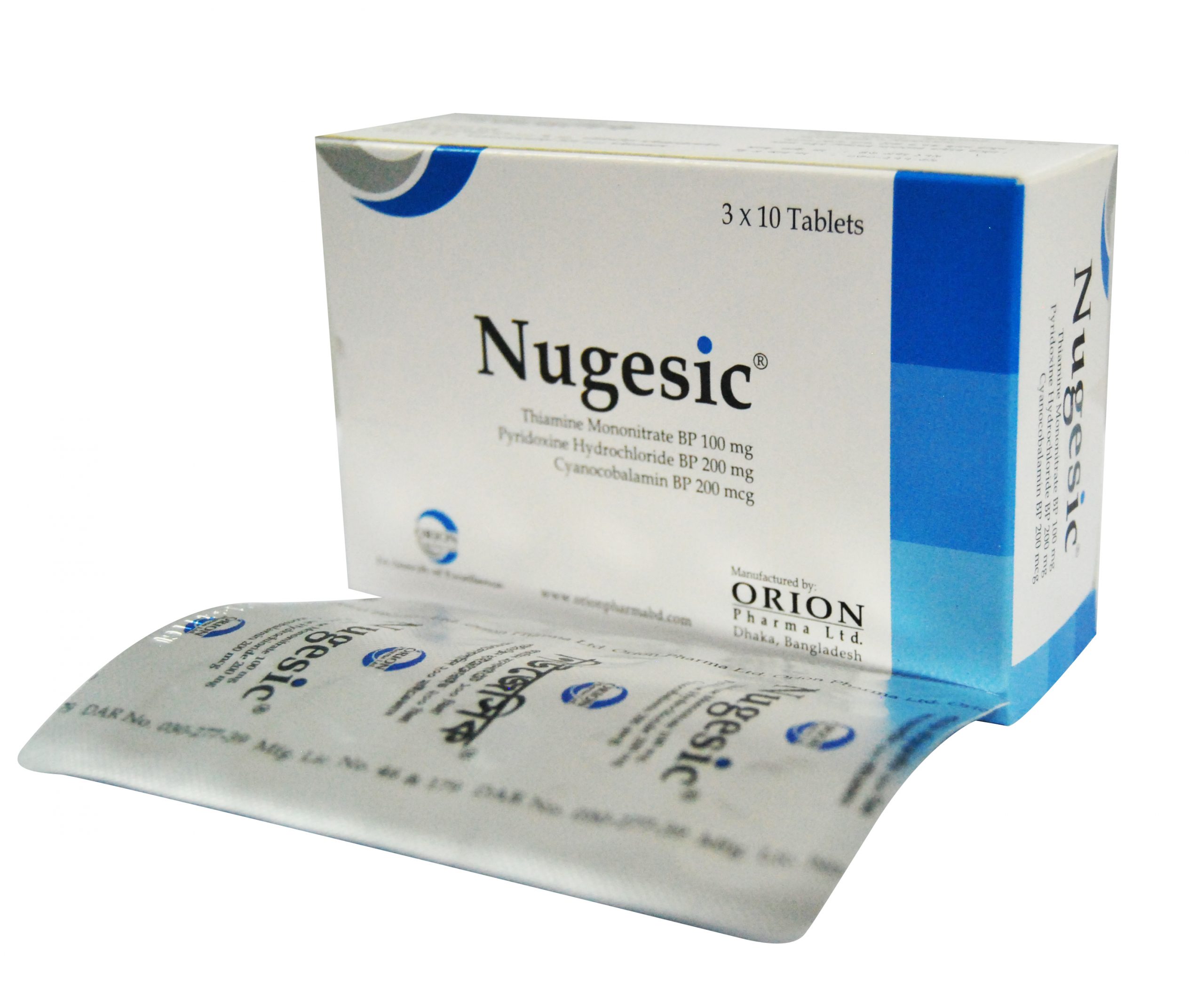 Nugesic Tablet-10's Strip