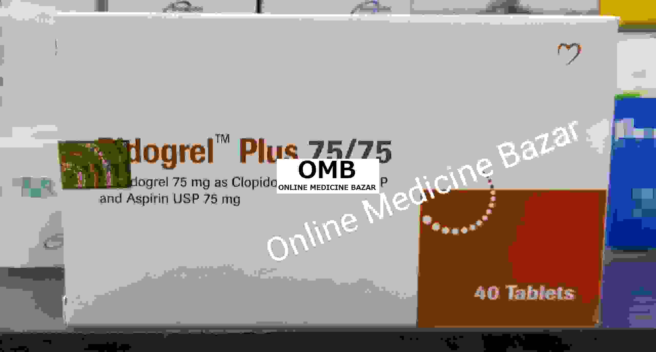 Pidogrel Plus 75 mg+75 mg Tablet-10's Strip