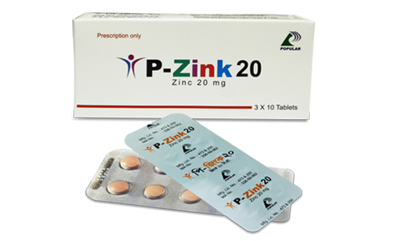 P-Zink Tablet-30's Pack