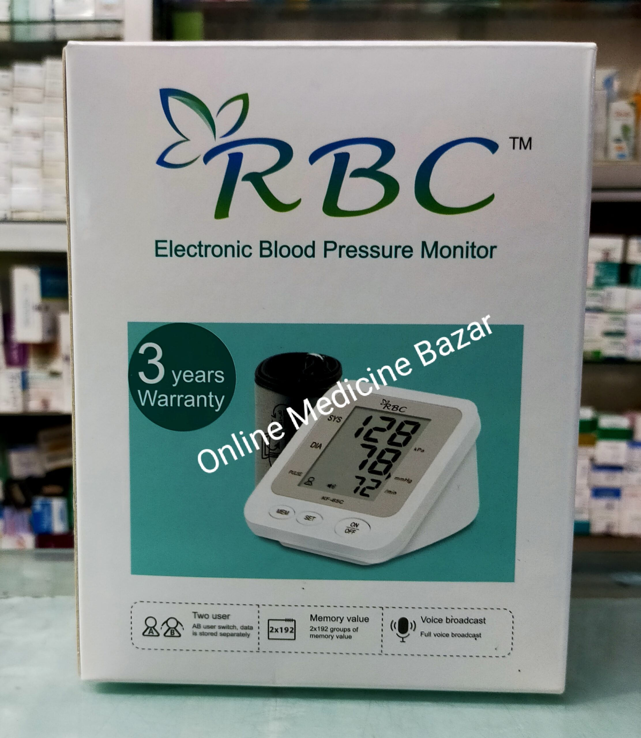 RBC Electronic Digital Blood Pressure Monitor (Orginal