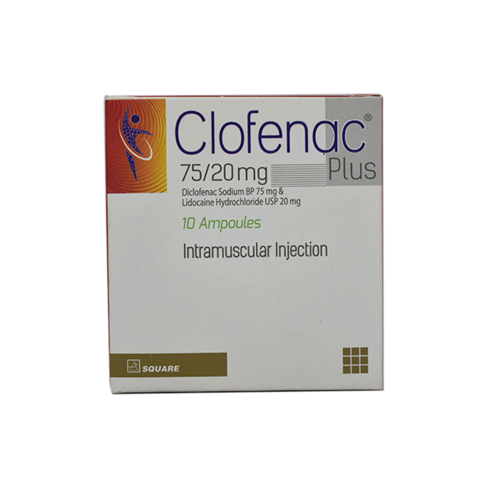 Clofenac Plus IM Injection-10's Pack