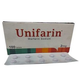 Unifarin 2 mg Tablet-100's Pack