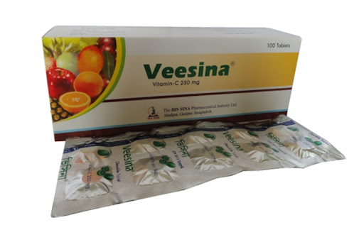 Veesina 250 mg Chewable Tablet-10's Strip