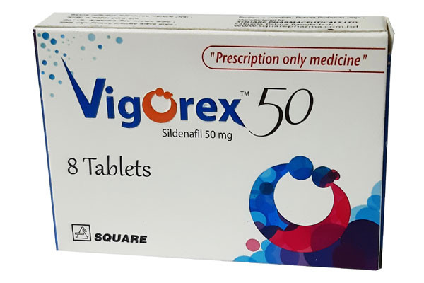 Vigorex 50 mg Tablet-8's Pack