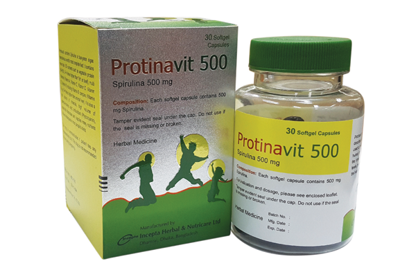 Protinavit 500 mg Capsule-30's Pot