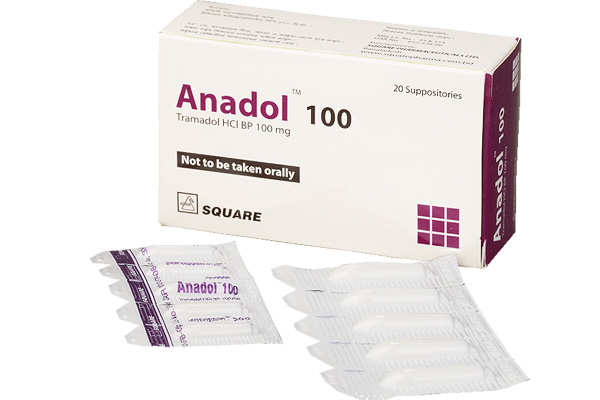 Anadol 100 mg Suppository-5 Pis