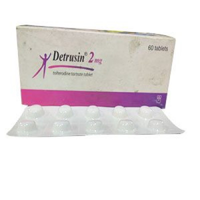 Detrusin 2 mg Tablet-60's Pack