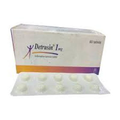 Detrusin 1 mg Tablet-60's Pack