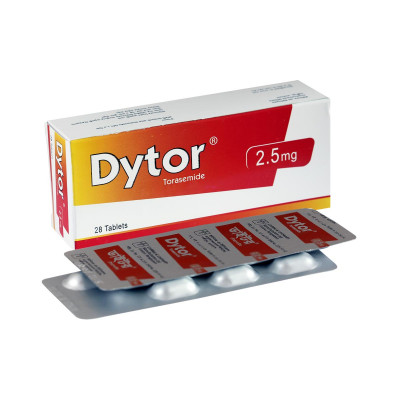 Dytor 2.5 mg Tablet-7's Strip