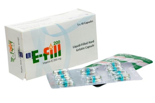 E fill 200 mg Capsule-50's Pack