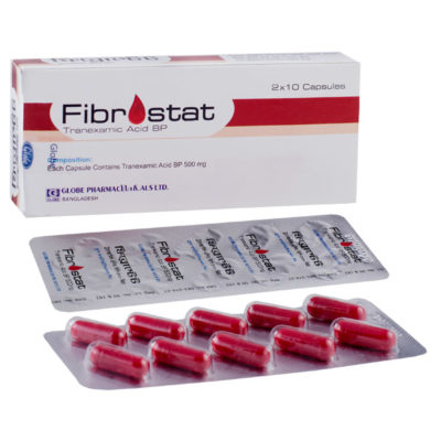 Fibrostat 500 mg Capsule-20's Pack