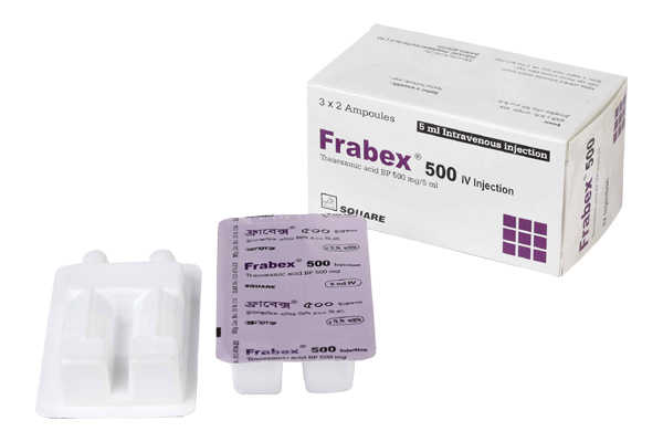 Frabex 500 mg/5 ml IM/IV Injection-6's Pack