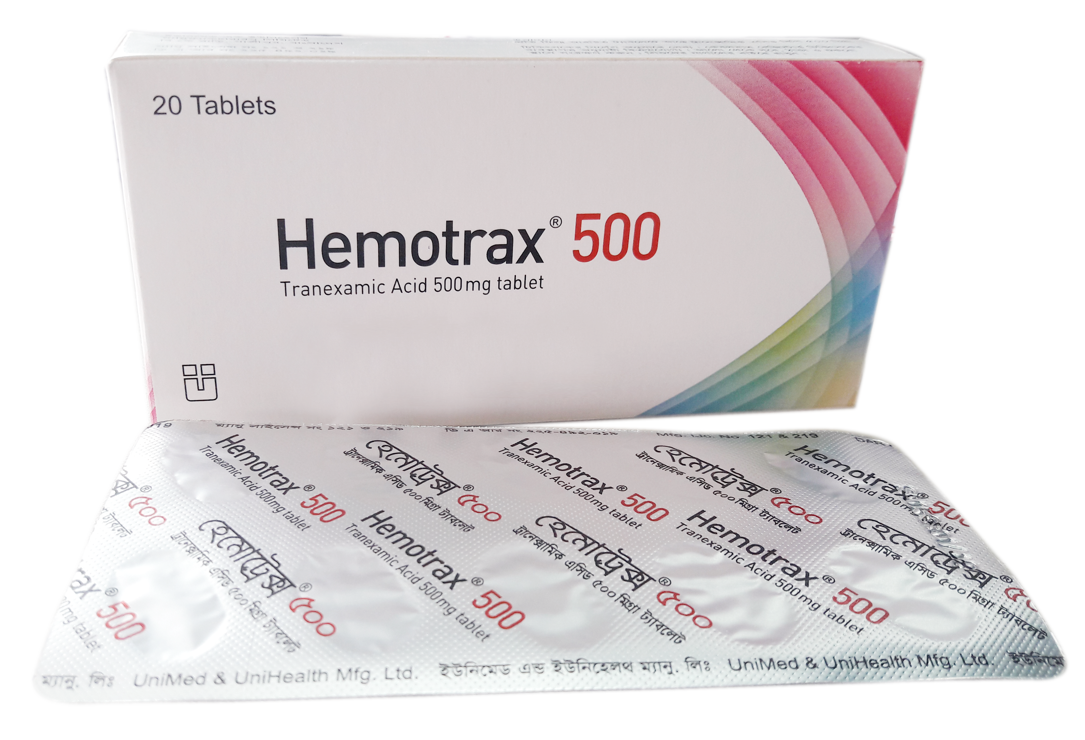 Hemotrax 500 mg Tablet-20's Pack