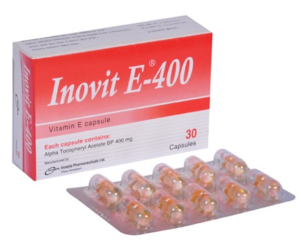 Inovit E 400 mg Capsule-30's Pack