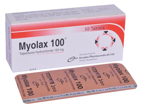 Myolax 100 mg Tablet-10's Strip