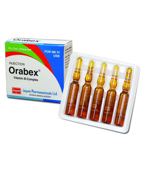 Orabex IM/IV Injection 2 ml ampoule-10's Pack