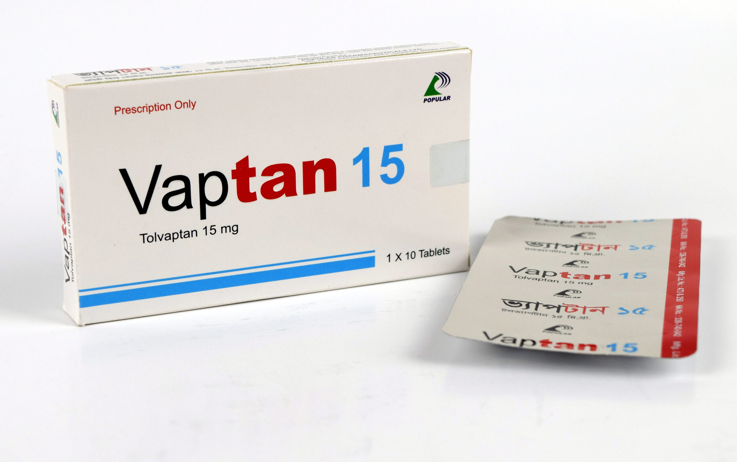 Vaptan 15 mg Tablet-10's Pack