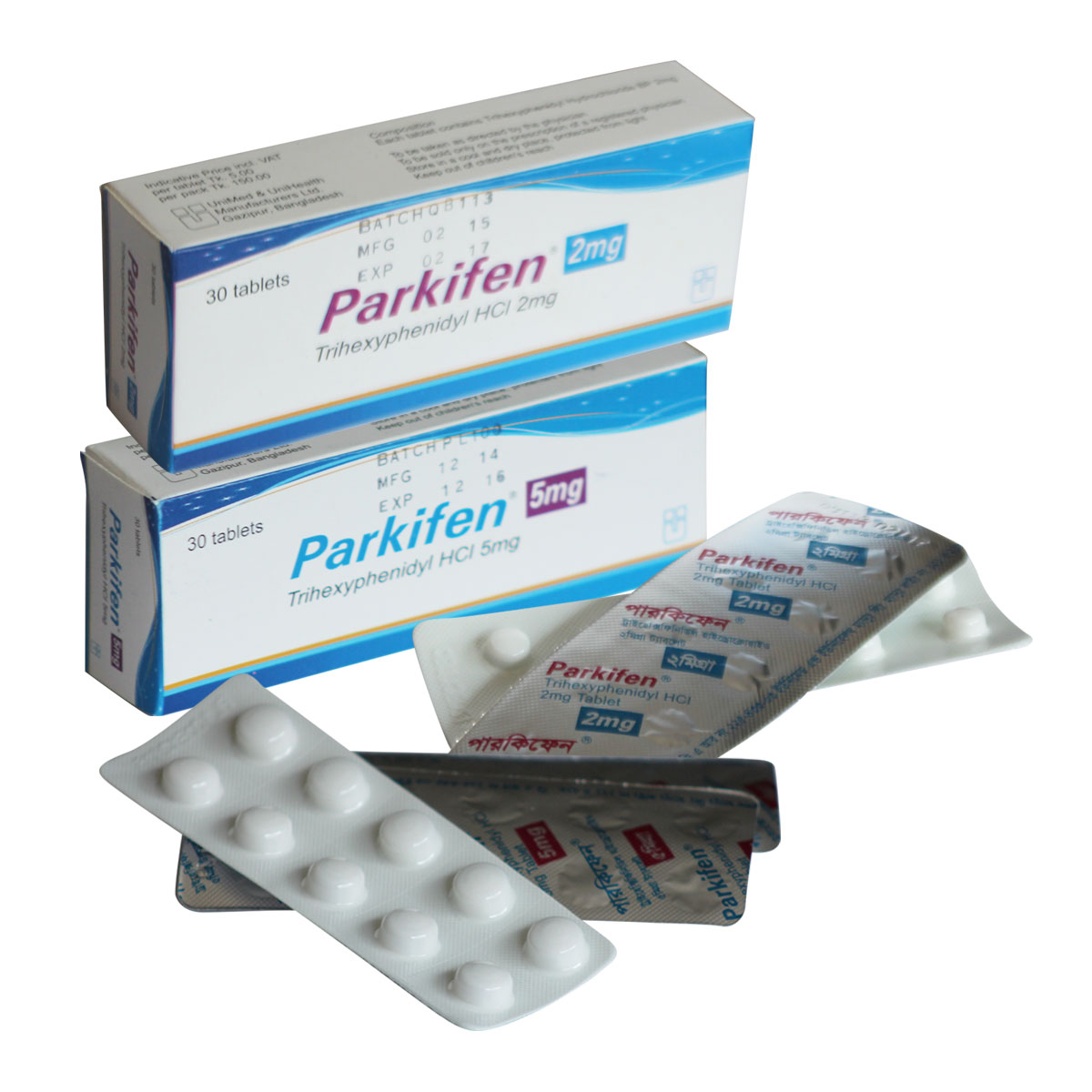 Parkifen 2 mg Tablet-10's Strip