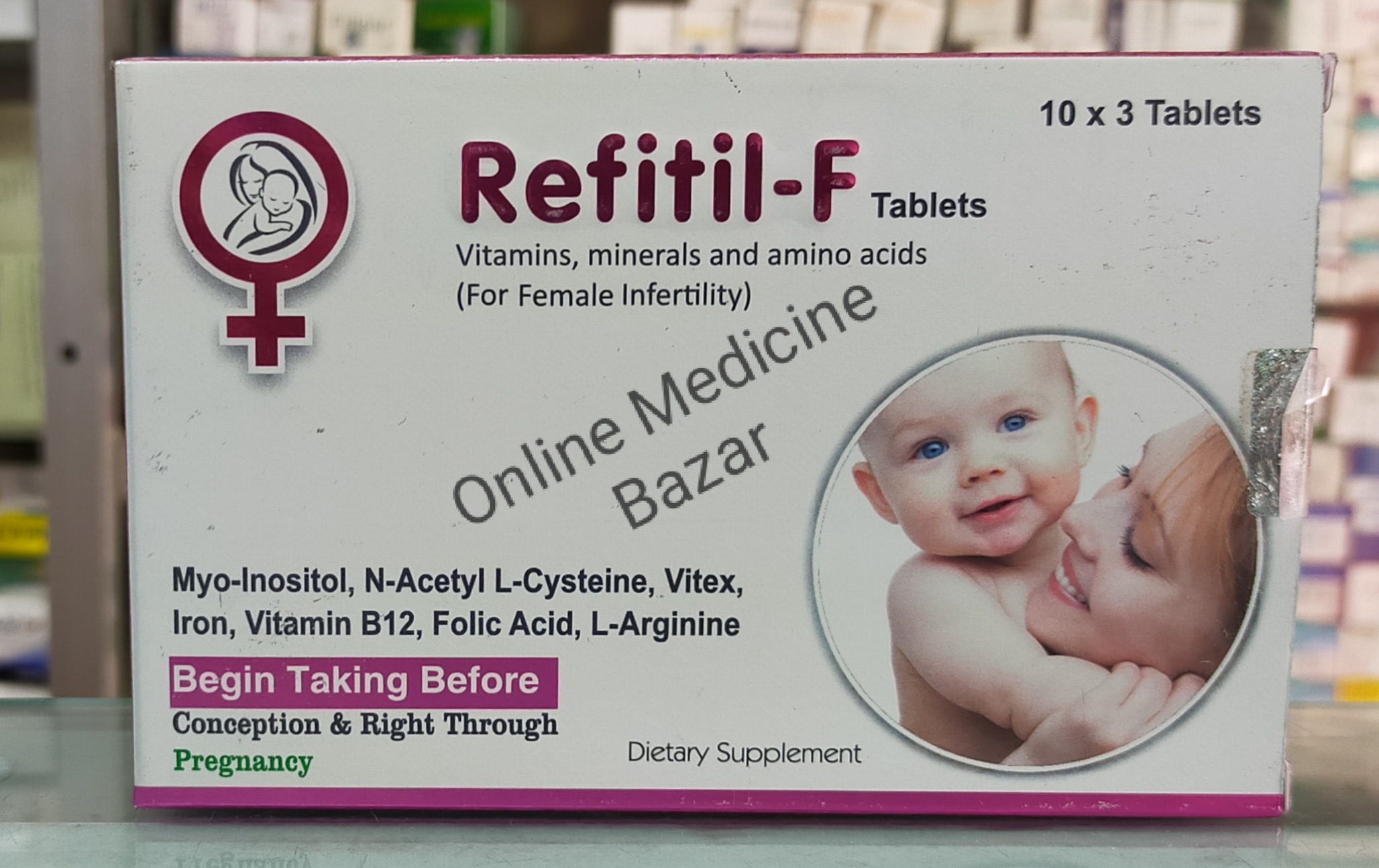 Refitil F Tablet-30's Pack