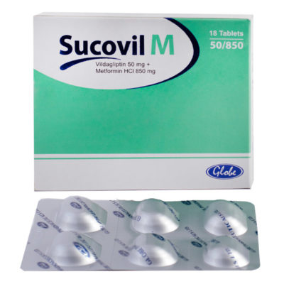 Sucovil-M 50/850 mg Tablet-18's Pack