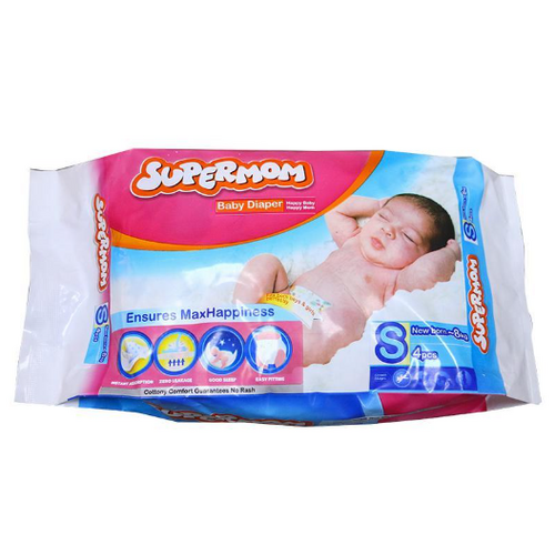 Supermom Baby Diaper Small-4 Pis