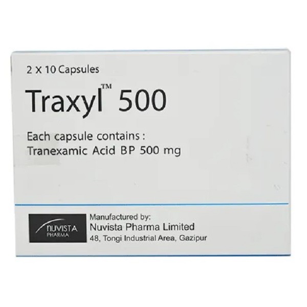 Traxyl 500 mg Capsule-10's Strip
