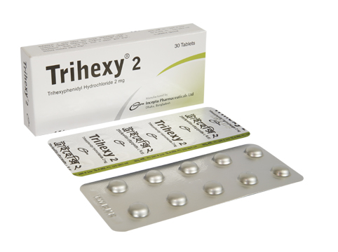 Trihexy 2 mg Tablet-10's Strip