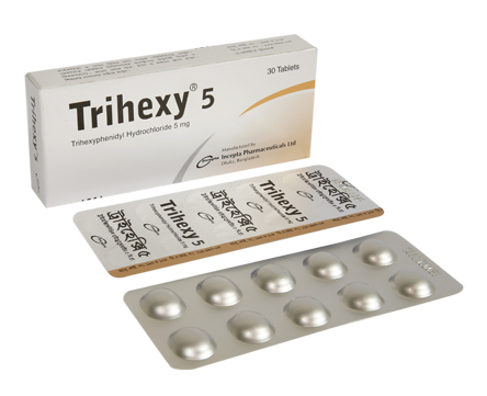 Trihexy 5 mg Tablet-30's Pack