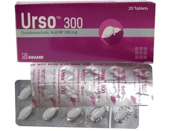 Urso 300 mg Tablet-10's Strip