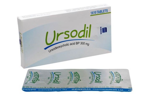 Ursodil 300 mg Tablet-10's Strip