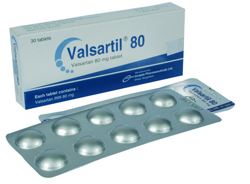 Valsartil 80 mg Tablet-30's Pack